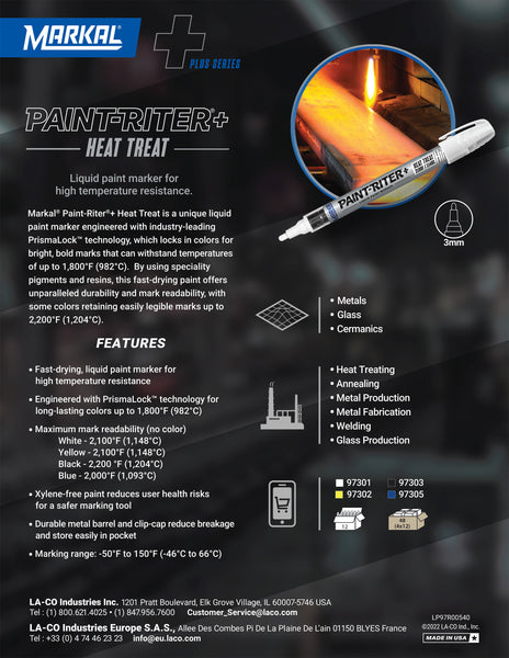 Sales Sheet -PAINT-RITER PLUS HEAT TREAT