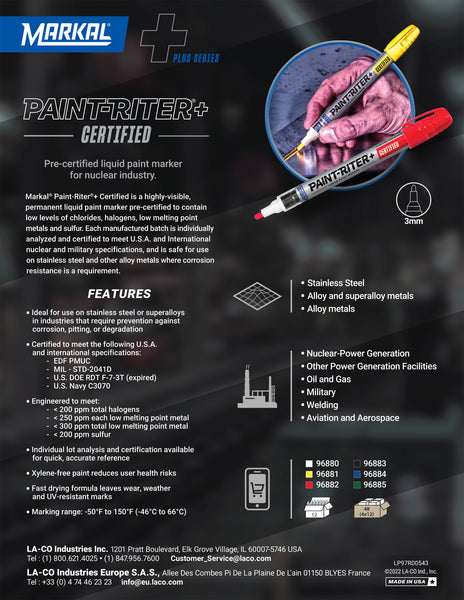 Sales Sheet -PAINT-RITER PLUS CERTIFIED